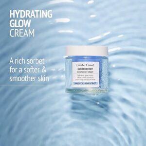 Hydramemory Rich Sorbet Cream | Hydrating Glow Cream For Long-Lasting Moisturized, Firm, And Radiant Skin | All Day Softness